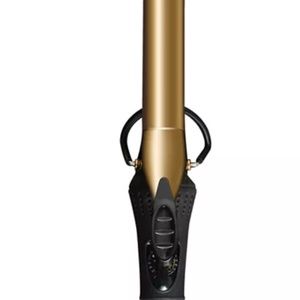 24K Gold Hair Style Stix Long Spring Curling Iron 1" Inch Excellent condition